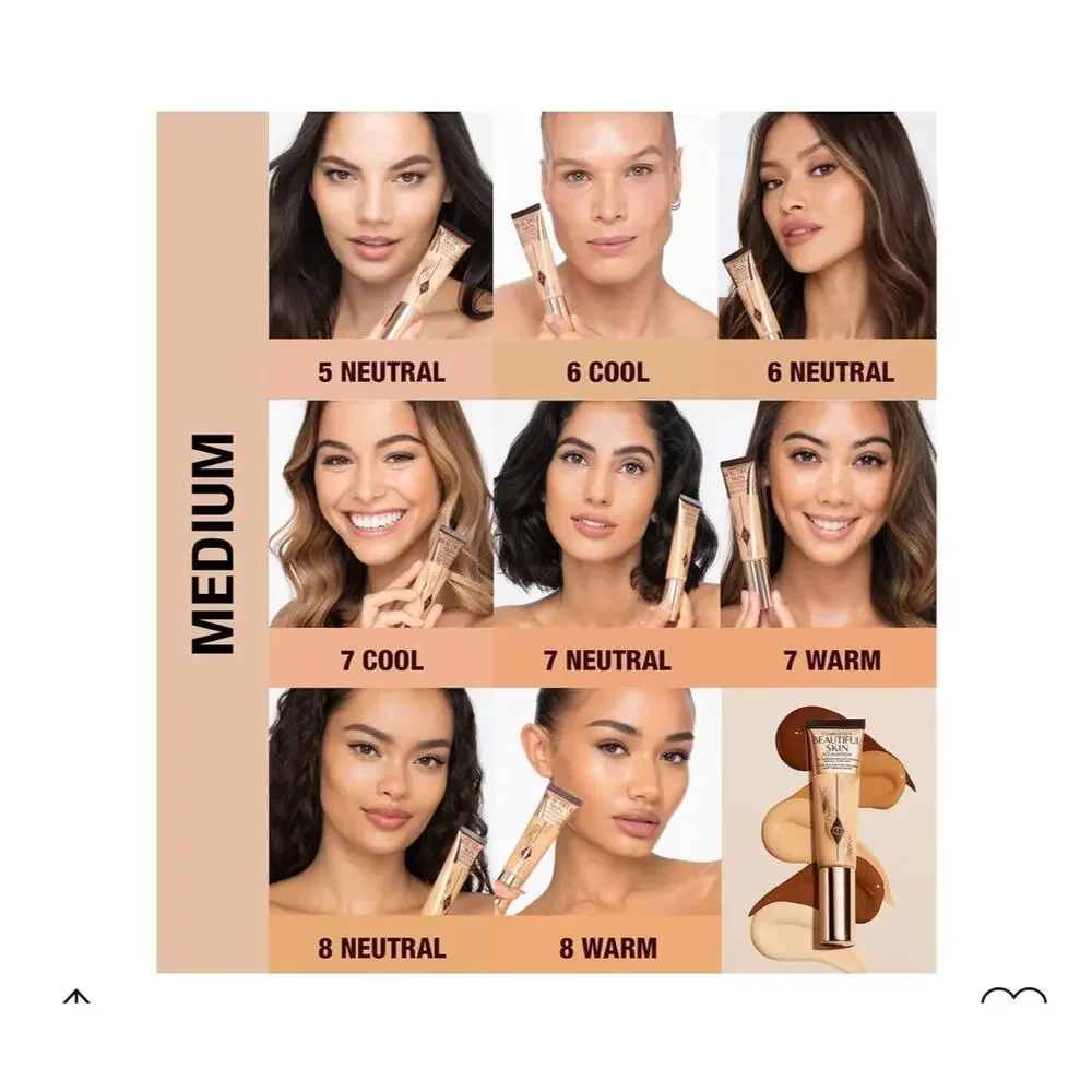 Charlotte tilbury shade 8 neutral Beautiful skin
